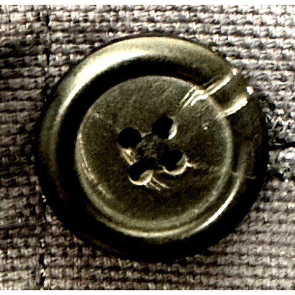 J Crew Womens Coat 09619 Hooded Canvas Basket Weave Royal Blue Small - Picture 9 of 13